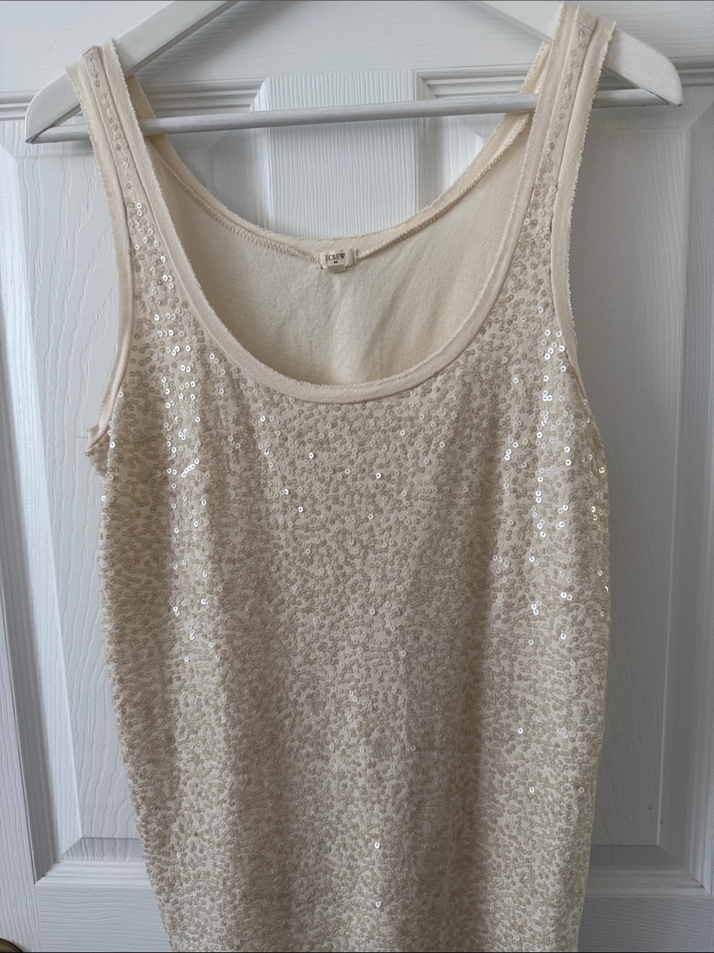J Crew sequined tank top